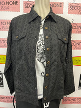 Load image into Gallery viewer, 100% Cotton Eyelet Jean-Style Jacket (2 Colors)
