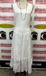 Cotton-Blend White Bubble Dress (Only 2 Left!)