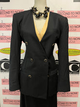 Load image into Gallery viewer, Vintage Double Breasted Silk Blouse (Size 12)
