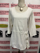 Load image into Gallery viewer, 100% cotton Asymmetrical Blouse (Size L)
