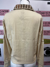 Charger l'image dans la galerie, 100% Cotton Top With Embroidered Collar &amp; Tie Waist
