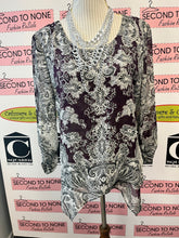 Cargar imagen en el visor de la galería, Style &amp; Co. Purple-Print Top (Size M)
