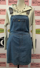 Load image into Gallery viewer, Vintage Next Level Denim Overall Dress (S)
