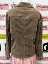 Cargar imagen en el visor de la galería, TanJay Petites Brown Corduroy Jacket (Size XL/XXL)

