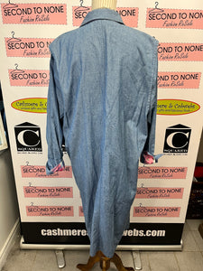 100% Cotton Denim Dress (Size 16)