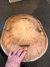 Load image into Gallery viewer, Vintage Wicker Elephant Tray Table
