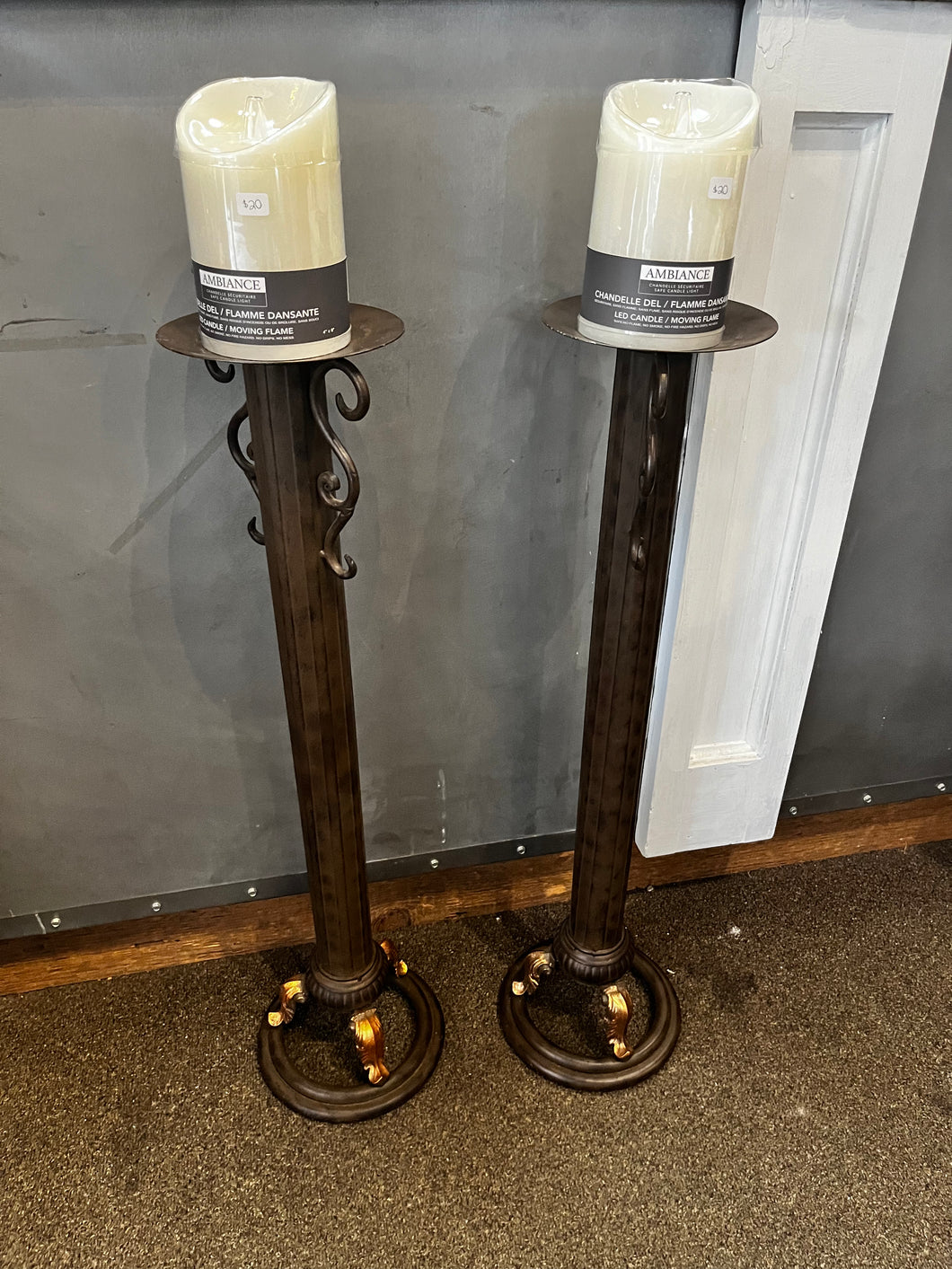 Tall Floor-Height Candelabra (2 Available)