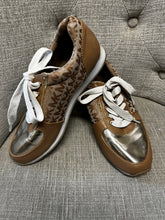 Load image into Gallery viewer, Michael Kors Gold Sneakers (Size 4)
