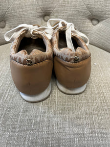 Michael Kors Gold Sneakers (Size 4)