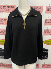 Cargar imagen en el visor de la galería, 1/2 Zip-Front Sweatshirt-Style Top (2 Colors)
