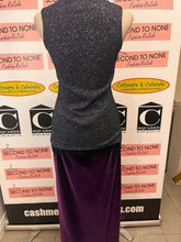 Load image into Gallery viewer, Vintage All-Over Bling Shell with Beaded Fringe Hem (Size S)
