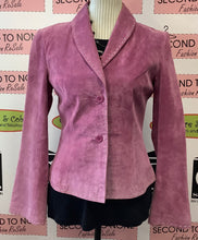 Load image into Gallery viewer, Lilac Leather Blazer (S)
