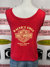Cargar imagen en el visor de la galería, Harley Davidson Coral Snap Front Crop Tank (Size L)
