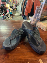 Load image into Gallery viewer, Crocs Wedge Flip Flops (Size 9)
