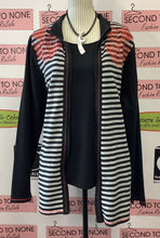 Load image into Gallery viewer, String Floral &amp; Striped Cardi (2XL)
