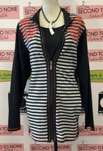 Load image into Gallery viewer, String Floral &amp; Striped Cardi (2XL)
