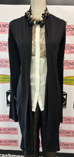 Cargar imagen en el visor de la galería, Valentina White Sheer &amp; Rose Gold Sequin Top (Size M/L)

