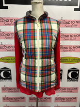 Cargar imagen en el visor de la galería, Land’s End Plaid Puffer Vest (Size XL)
