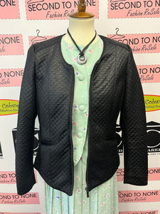 Olsen Europe Quilted Zip Jacket (Size 12)