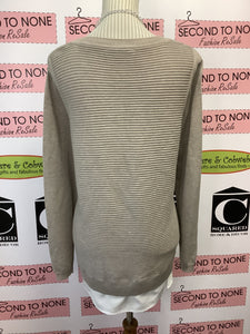 Hilary Radley Ribbed Fooler Top (Size XL)