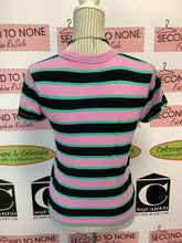 Cargar imagen en el visor de la galería, Vans Striped Cropped Retro Style T-Shirt (Size S)
