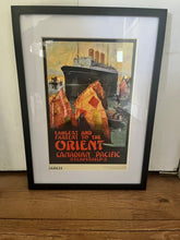 Cargar imagen en el visor de la galería, Framed  "Canadian Pacific" Vintage Poster Artwork (2 Different Pictures)
