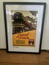 Cargar imagen en el visor de la galería, Framed  "Canadian Pacific" Vintage Poster Artwork (2 Different Pictures)
