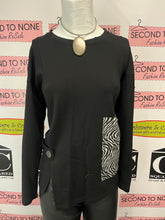 Load image into Gallery viewer, Red Coral Zebra Pocket Top (Size M)
