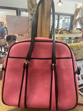 Cargar imagen en el visor de la galería, Vintage Barbie Pink Bowling Style Carry-On Bag
