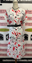 Load image into Gallery viewer, Vintage Patterned Midi Dress (Fits L/XL)
