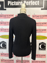 Cargar imagen en el visor de la galería, Maggie Rhinestone Collared Sweater (Size L)
