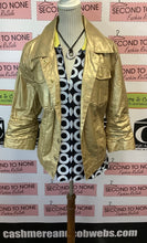 Load image into Gallery viewer, Nygard Golden Metallic Jacket (Size Petite S/M)
