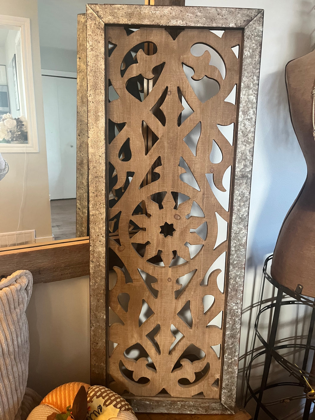 Metal & Wood Art Piece