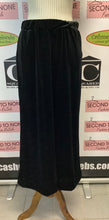 Load image into Gallery viewer, Vintage Black Velour 2 Pc Pant Set (Size M)

