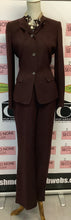Cargar imagen en el visor de la galería, Calvin Klein Burgundy Pant Suit (Size 6)
