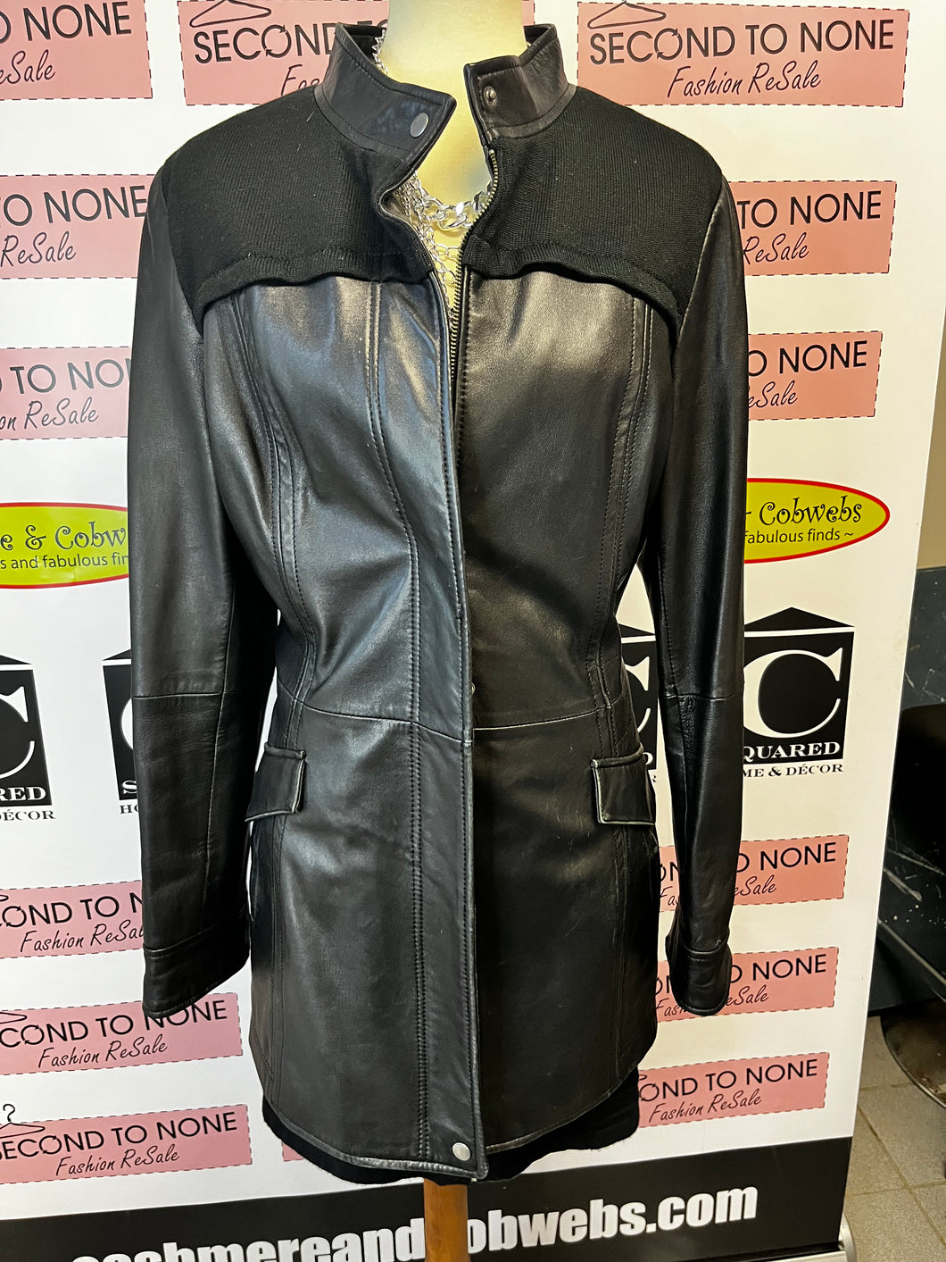 Danier Leather Driving Coat (Size L)