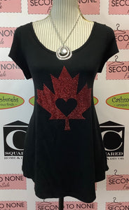 Bling Heart Canadian Top (M)