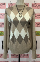 Load image into Gallery viewer, Shades of Taupe Argyle Top (1X)
