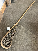 Load image into Gallery viewer, Antique Wooden Lacrosse Stick with Reebok Ball
