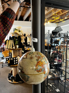 Vintage Globe Swag Lamp