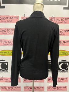 Blingy Mock Neck Sweater (Size M)
