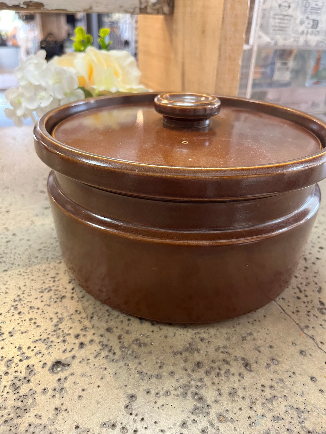 Antique Wedgewood Crockery Bean Pot