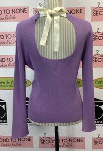 Lilac Tie Back Top (S)