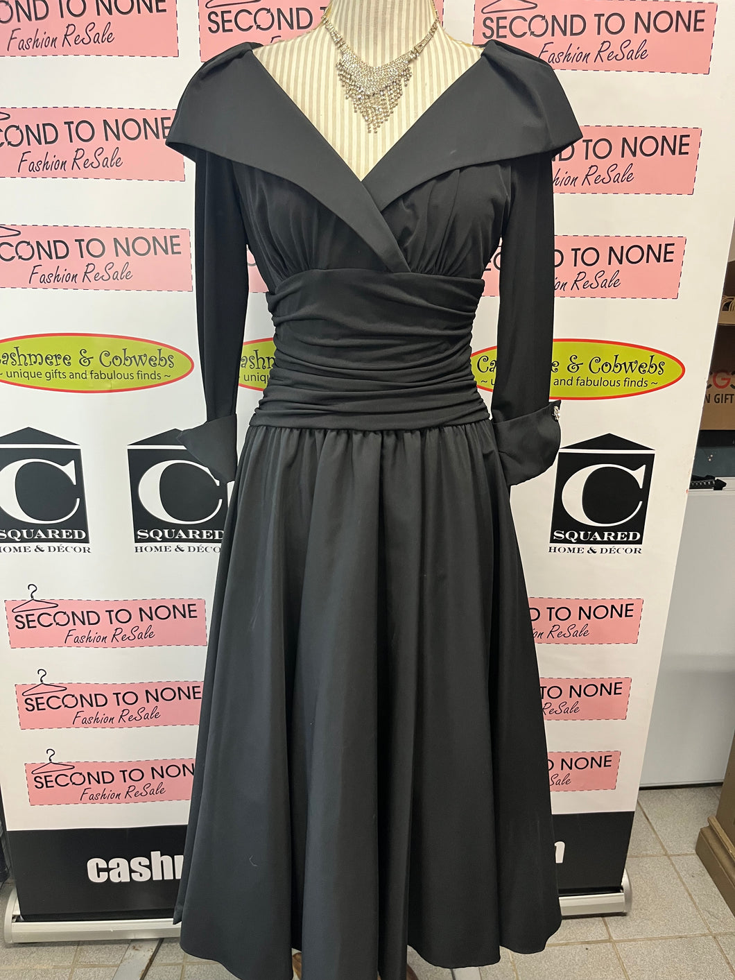 Satin Crinoline-Lined LBD (Size 8)