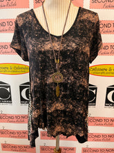 Load image into Gallery viewer, Blinged Out Angel Wing T-Shirt (Size M)
