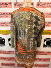 Load image into Gallery viewer, NWT Bling &amp; Beaded Sheer Print Tunic (Size S)
