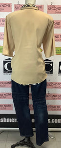 Vintage Tan Zipper Top (L)