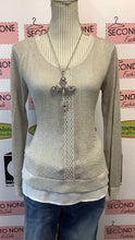 Load image into Gallery viewer, Lucky Brand Sparkly Fooler Top (Size M)
