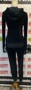 Black Velour 2 PC Pant & Sweater Set (Size S)