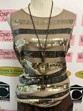 Cargar imagen en el visor de la galería, Tribal Sequin-Detailed Top (Size L)
